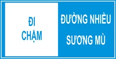 Biển số I.445c "Biển báo kiểu mô tả tình trạng đường"