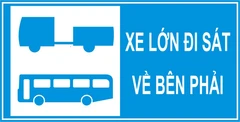 Biển số I.445e "Biển báo kiểu mô tả tình trạng đường"