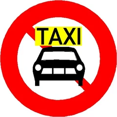 Biển số P.107b "Cấm xe ô tô taxi"