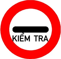 Biển số P.129 "Kiểm tra"