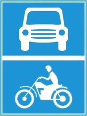Biển số R.403b "Đường dành cho xe ô tô, xe máy"
